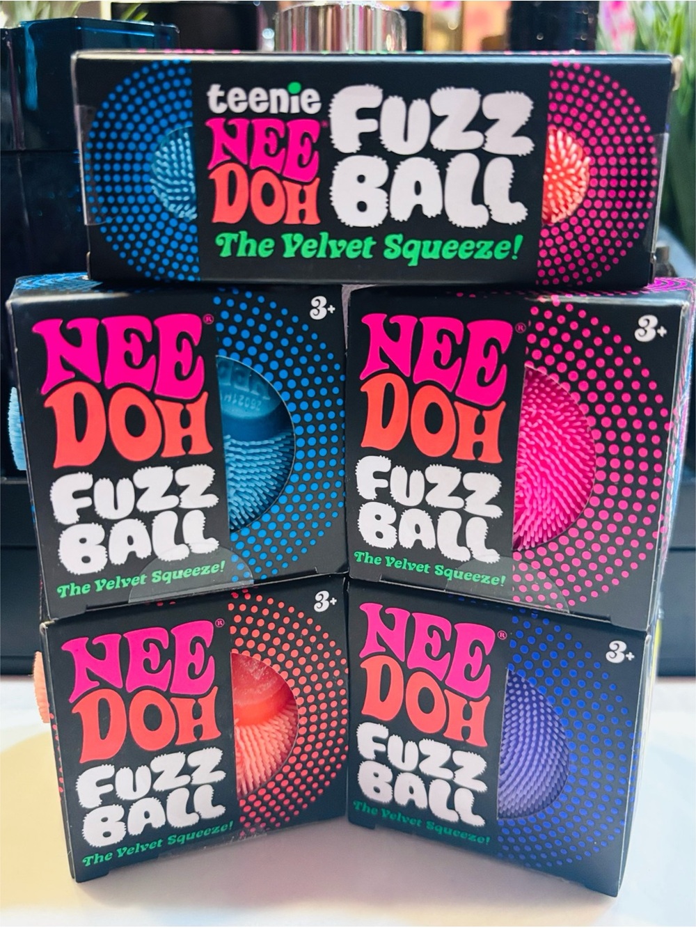 NEEDOH Velvet Squeeze Fuzzballs Bundle